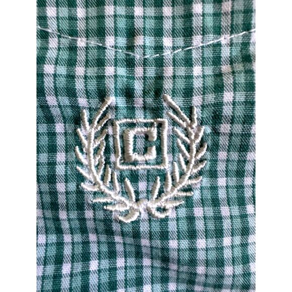 CHAPS Lot of 2 Men's SZ L SS Button Down Shirts Multi Color Checker Plaid Light - Picture 4 of 16